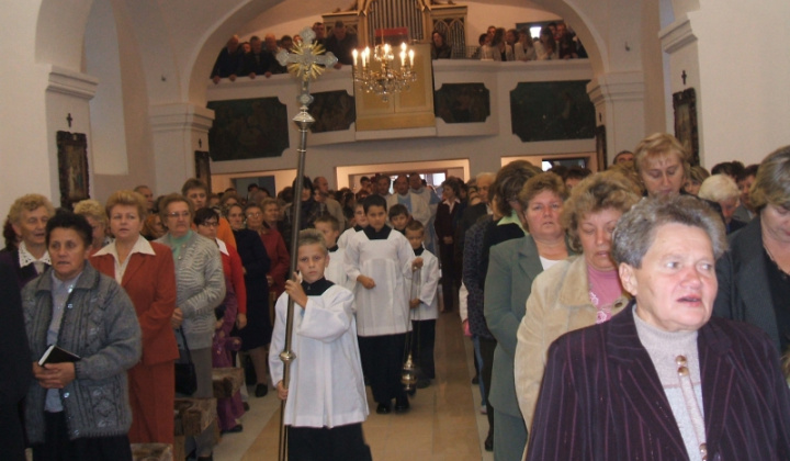 Posvätenie obnoveného kostola