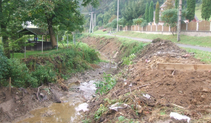 Regulácia obecného potoka