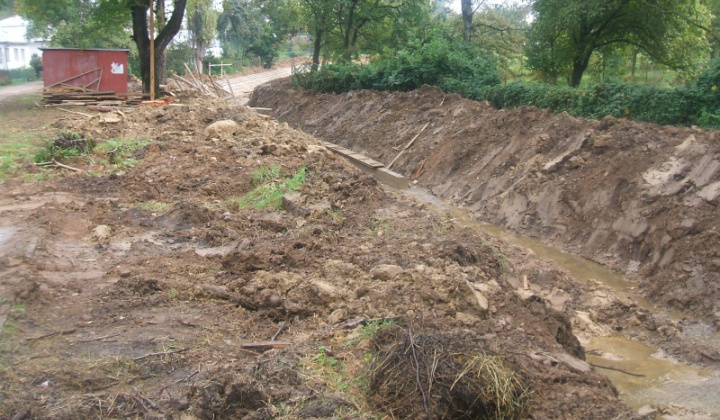 Regulácia obecného potoka