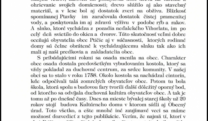 Kniha Ptičie k nahliadnutiu: