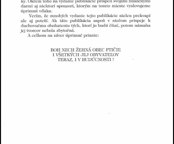 Kniha Ptičie štvrtá časť