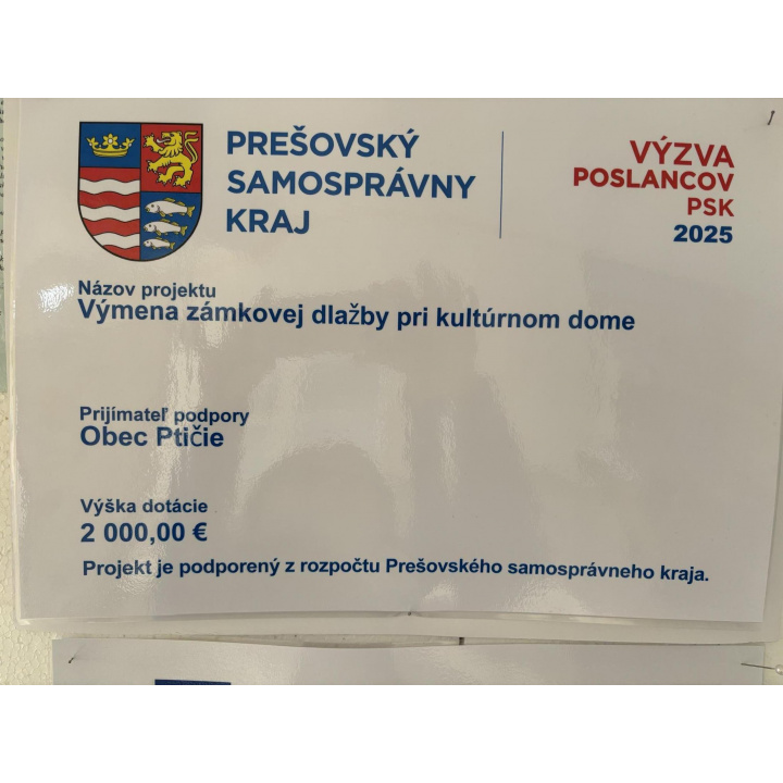 Výmena zámkovej dlažby pri kultúrnom dome